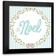 thumbnail image 1 of Metz, Andi 20x20 Black Modern Framed Museum Art Print Titled - Christmas Wreath I, 1 of 5