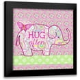 thumbnail image 1 of Metz, Andi 20x20 Black Modern Framed Museum Art Print Titled - Elephant Border I, 1 of 5