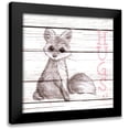 thumbnail image 1 of Metz, Andi 20x20 Black Modern Framed Museum Art Print Titled - Fox Hugs, 1 of 5