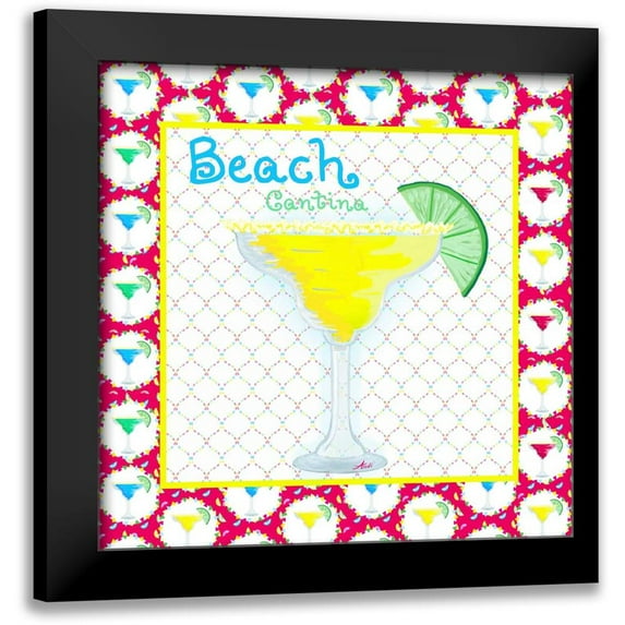 Metz, Andi 20x20 Black Modern Framed Museum Art Print Titled - Margarita III
