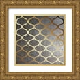 thumbnail image 1 of Metz, Andi 20x20 Gold Ornate Wood Framed with Double Matting Museum Art Print Titled - Metallic Nature Background, 1 of 4