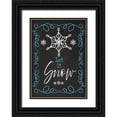 thumbnail image 1 of Metz, Andi 24x32 Black Ornate Wood Framed with Double Matting Museum Art Print Titled - Let It Snow, 1 of 4