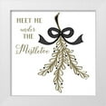 thumbnail image 1 of Metz, Andi 26x26 White Modern Wood Framed Museum Art Print Titled - Under the Mistletoe, 1 of 4