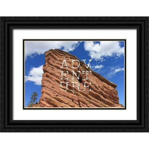 Metz, Andi 32x23 Black Ornate Wood Framed with Double Matting Museum Art Print Titled - Adventure