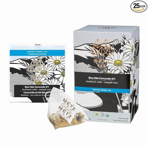 Metz Organic Blue Nile Camomile Tea - 25 count