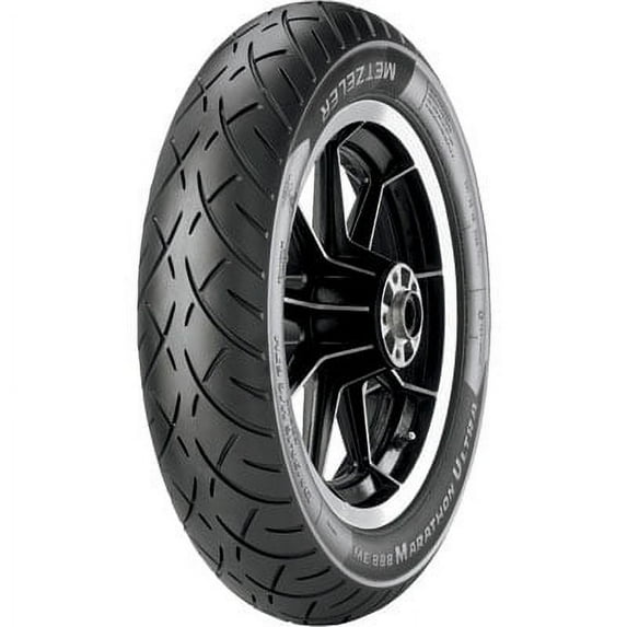 Metzeler ME888 Marathon Ultra Front Motorcycle Tire 130/90B-16 (73H) Black Wall for Harley-Davidson CVO Electra Glide Classic FLHTCSE 2004-2005