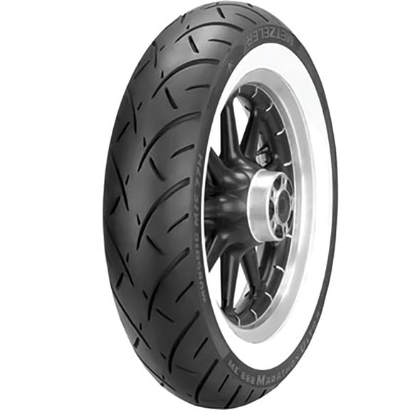 Metzeler ME888 Marathon Ultra Rear Motorcycle Tire 150/80B-16 (77H) Wide White Wall Compatible With Harley-Davidson Softail Standard FXST 2020