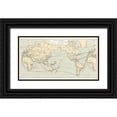 thumbnail image 1 of Metzger, Emil 24x15 Black Ornate Wood Framed with Double Matting Museum Art Print Titled - Geographical Statistical World Lexicon 1888, 1 of 4