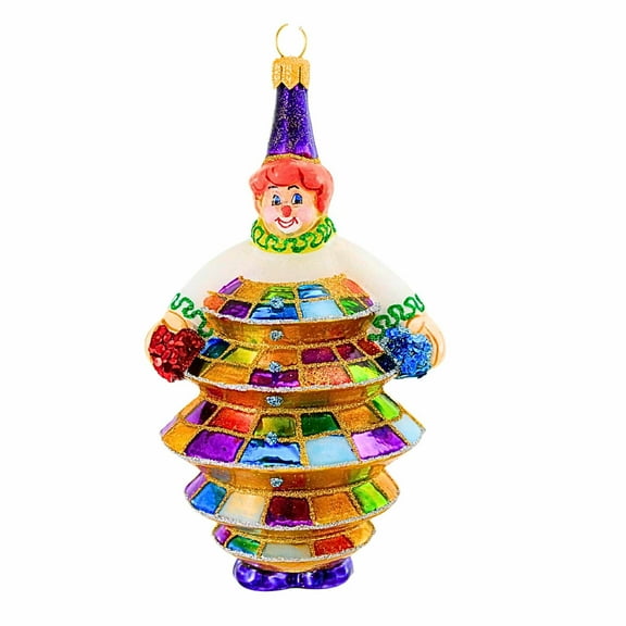 Metzler Bros. 4.75In Clown, Glass, Clown Circus Fun 9283800