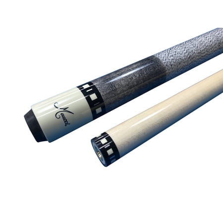 Meucci Cues SB1-S Handcrafted Billiards Pool Stick Smoke Grey Stain Hard Case