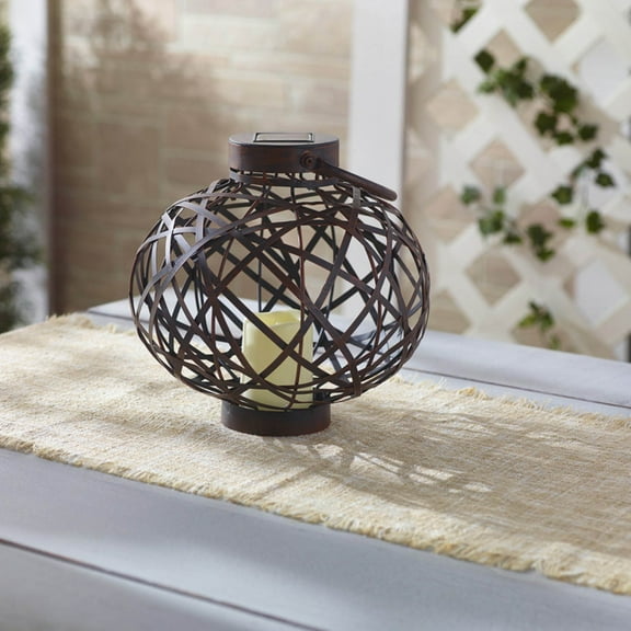 Meuron Solar LED Candle Lantern