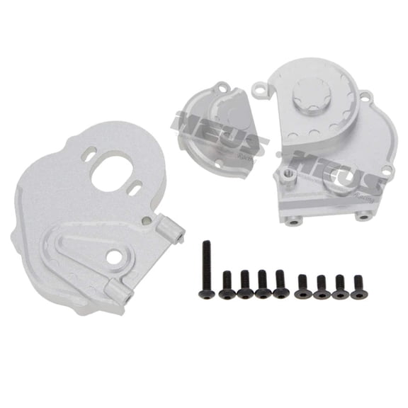 Meus Racing Aluminum Gearbox Housing for AXIAL 1/18 UTB18 - SILVER
