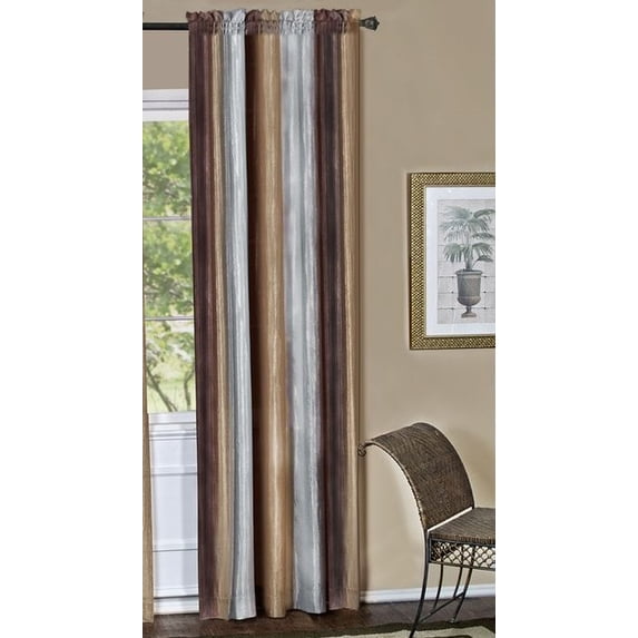 Meuse Window Curtain Panel 50x84 - Chocolate