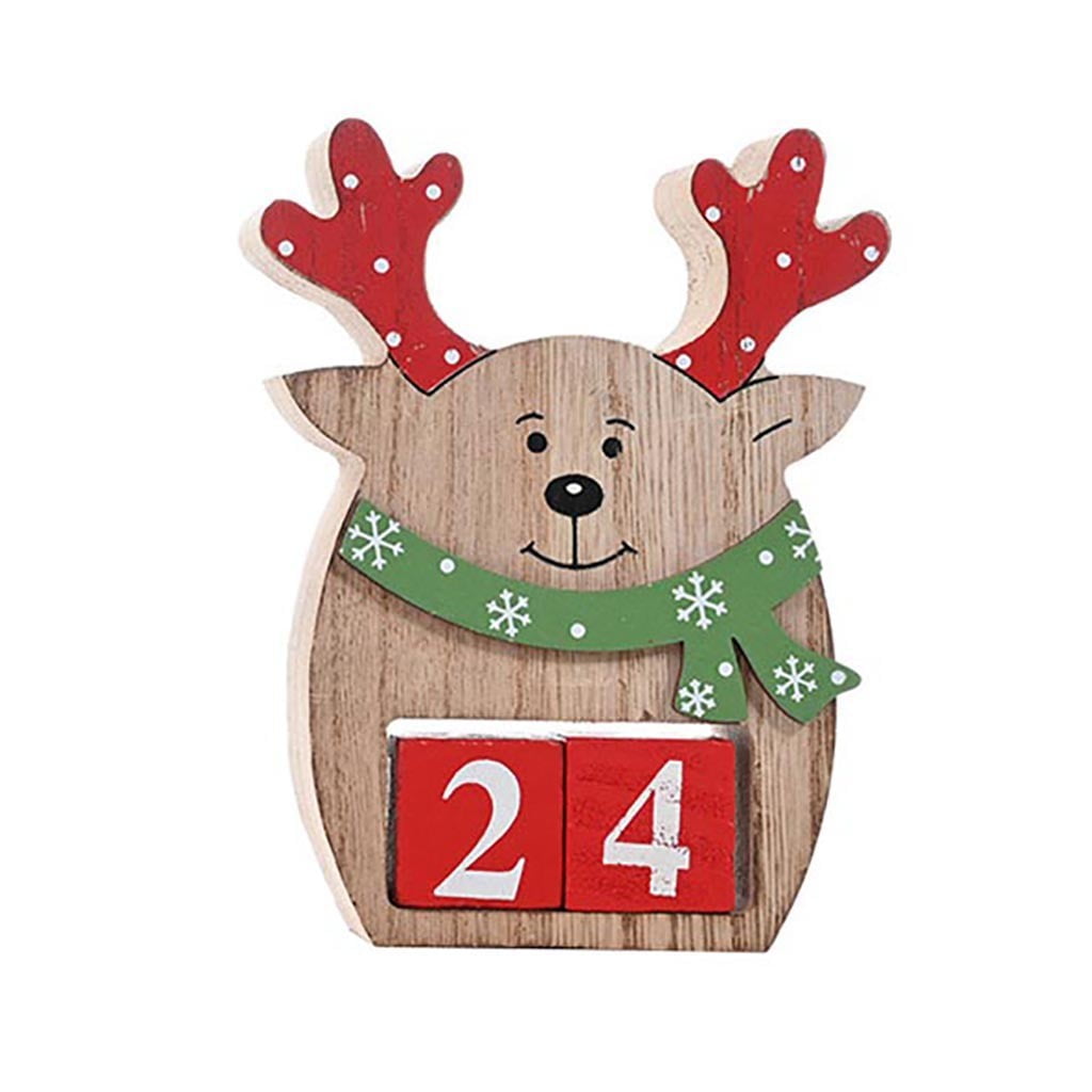 Meuva Christmas Calendar Fabric Advent Countdown Santa Claus Calendar