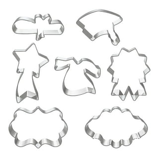 SPRING PARK Mini Cookie Cutter Shapes Set - 24 Small Molds to Cut Out  Pastry Dough, Pie Crust Fruit - Tiny Stainless Steel Metal Stamps Cut  Fondant Mold 
