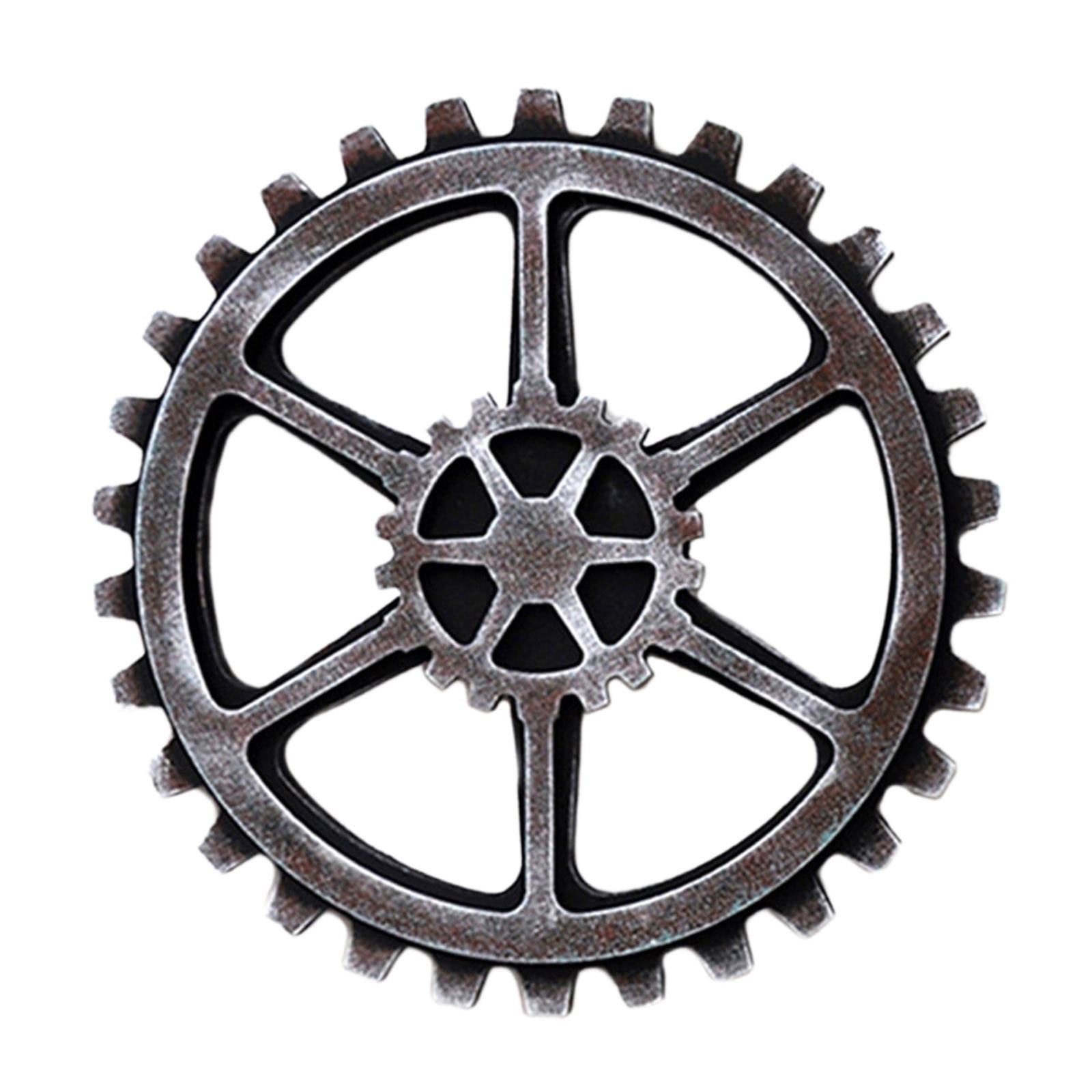 Meuva Retro Industrial Style Wooden Hanging Home Decorative Gear Shape