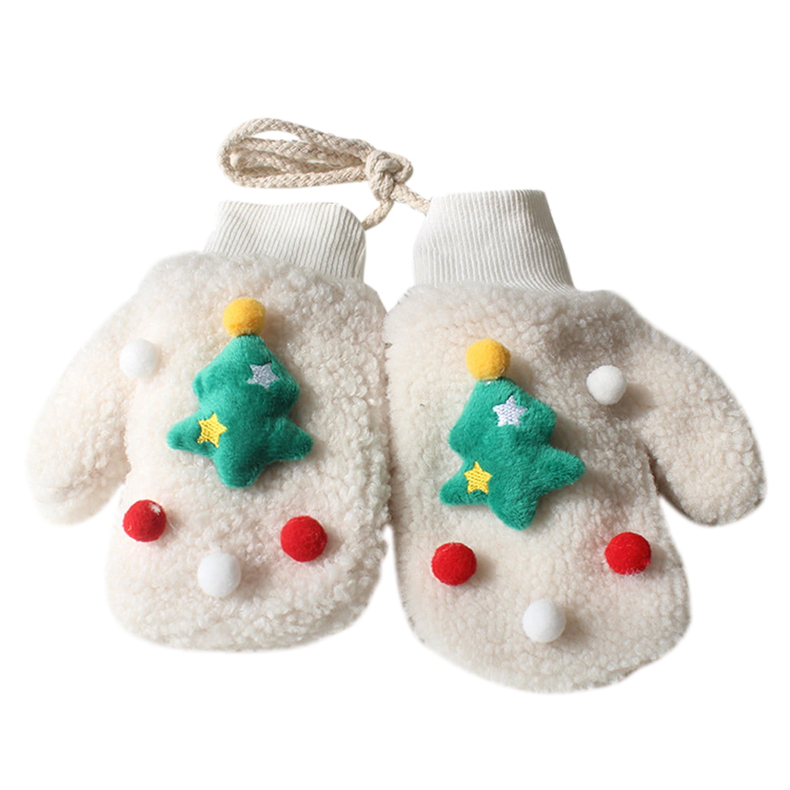 Meuva Toddler Kids Children's Christmas Tree Warm Think Winter Girls