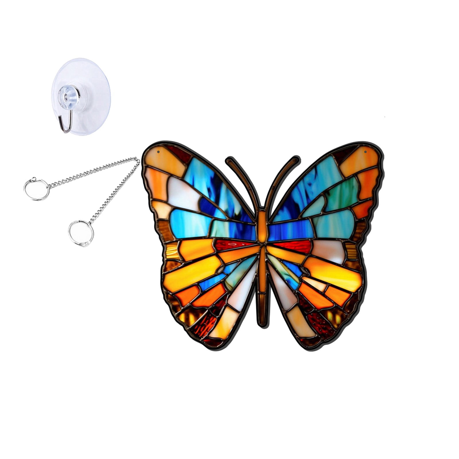 Meuva Door Hanger Double Colorful Hummingbird Butterfly Hanger