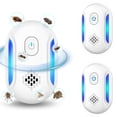 thumbnail image 1 of Meuvax 2 Pack Ultra Sound Pest Control Device, 2025 New Pest Control Plug in Indoor for Mouse Rodent Bugs Ants Roach Spider, 1 of 9