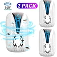thumbnail image 1 of Meuvax Electronic Pest Control Plug in for Mice Bug Mosquito Rodent Mouse Roach Insects, Mouse Deterent for House, Kitchen, Office, 2 Pack, 1 of 8