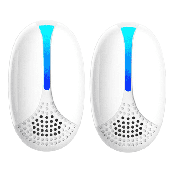 Meuvax Mice Repelent Plug ins Indoor, 2 Pack Ultrasonic Pest Repeler for Bug Mouse Roach Mosquito Spider Rodent, Plug in Pest Control for Home Kitchen Barns Garage Attic RV