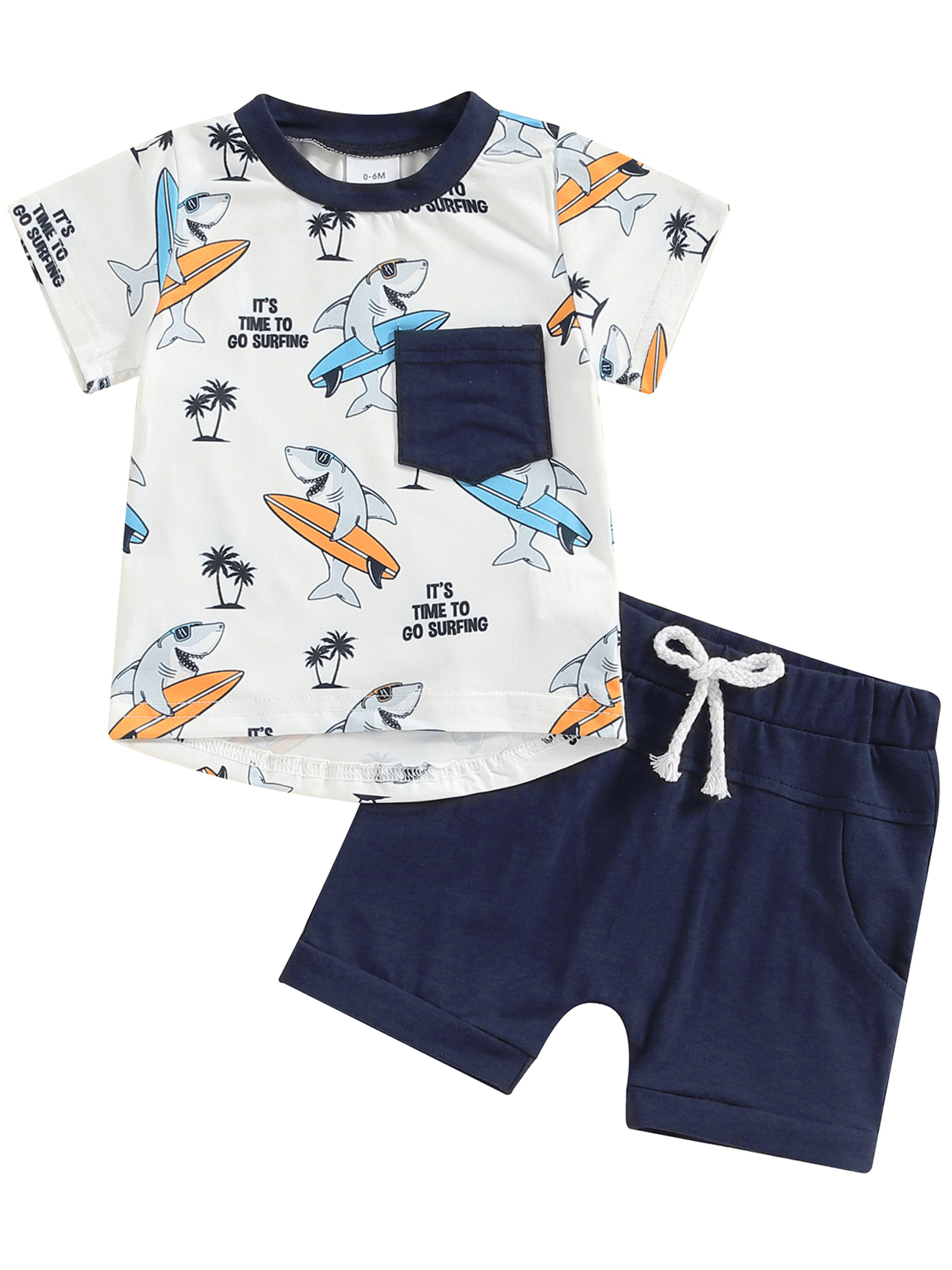 INFANTS SHORT SLEEVE T-SHIRT BEACH SHACK