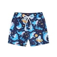 thumbnail image 1 of Mevireiy Toddler Boys Swim Trunks Hawaiian Summer Beach Board Shorts Swimming Shorts,Blue,12-18 Months, 1 of 7