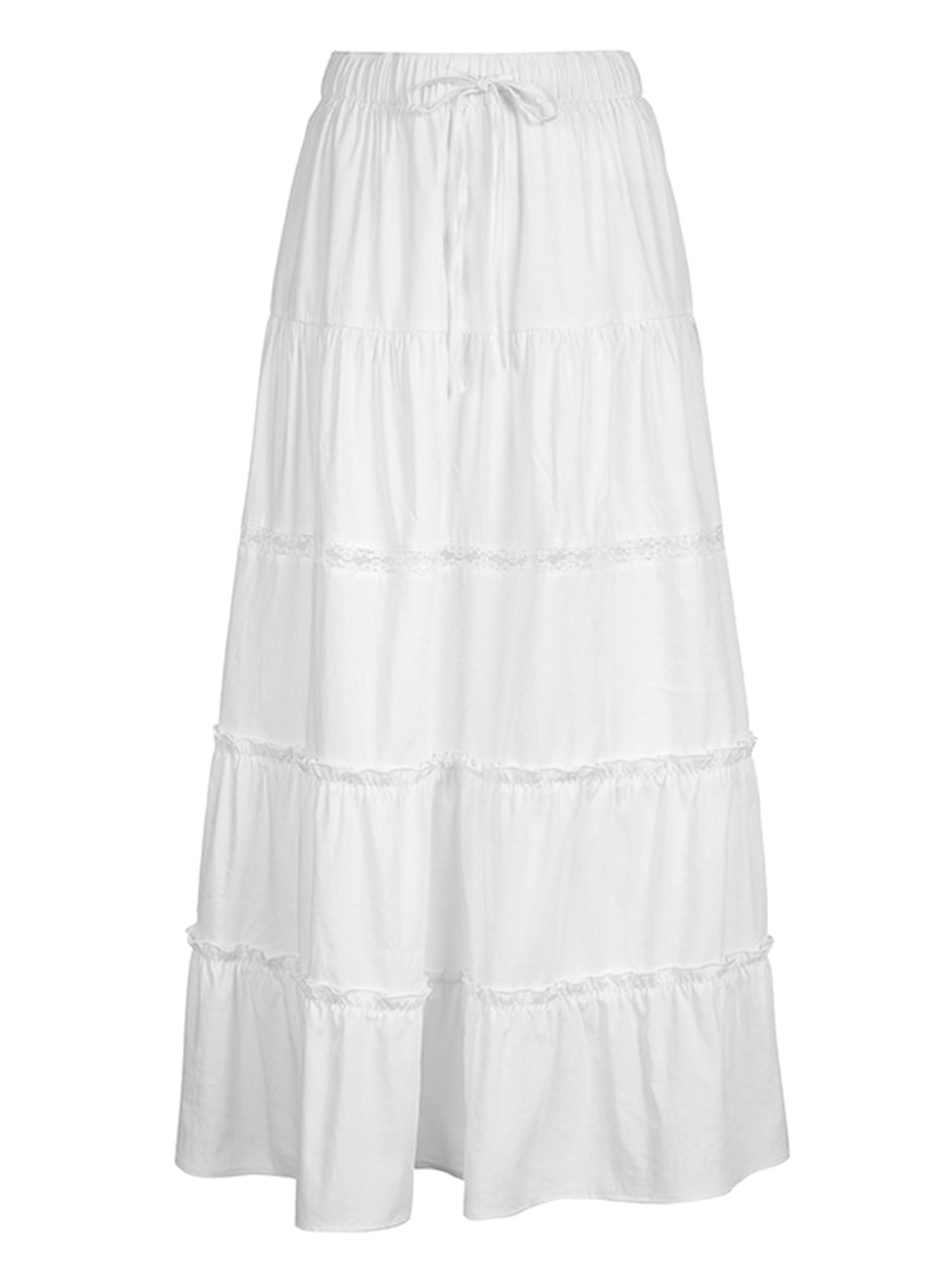 Swing pleated linen skirt, womens summer skirts 4342 Swing pleated linen skirt, womens summer skirts 4342