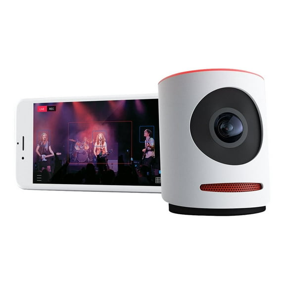 Mevo MV1-01A-WH Portable 720P 12.4 MP Camcorder, White