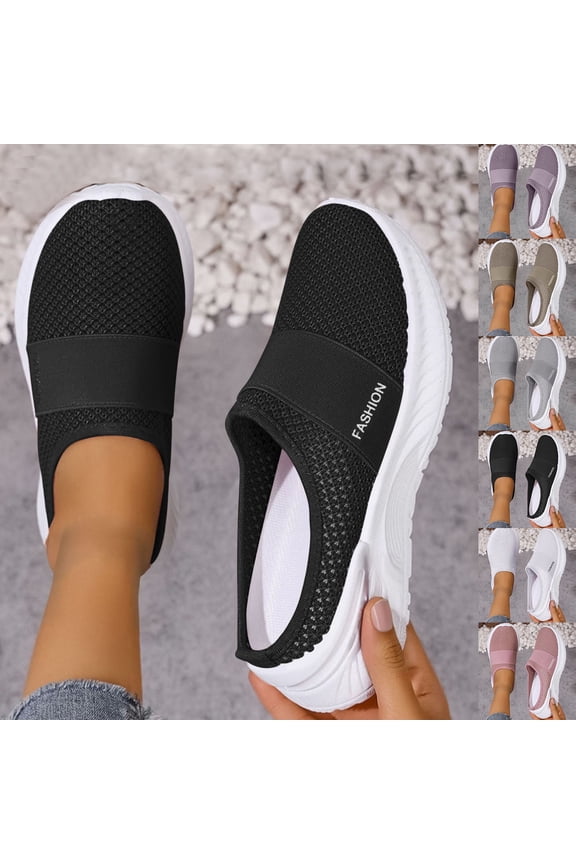 Women's Sports Running Shoes Casual Lightweight Breathable Lightweight Comfortable Work Soft Sole Walking Shoes 5.5