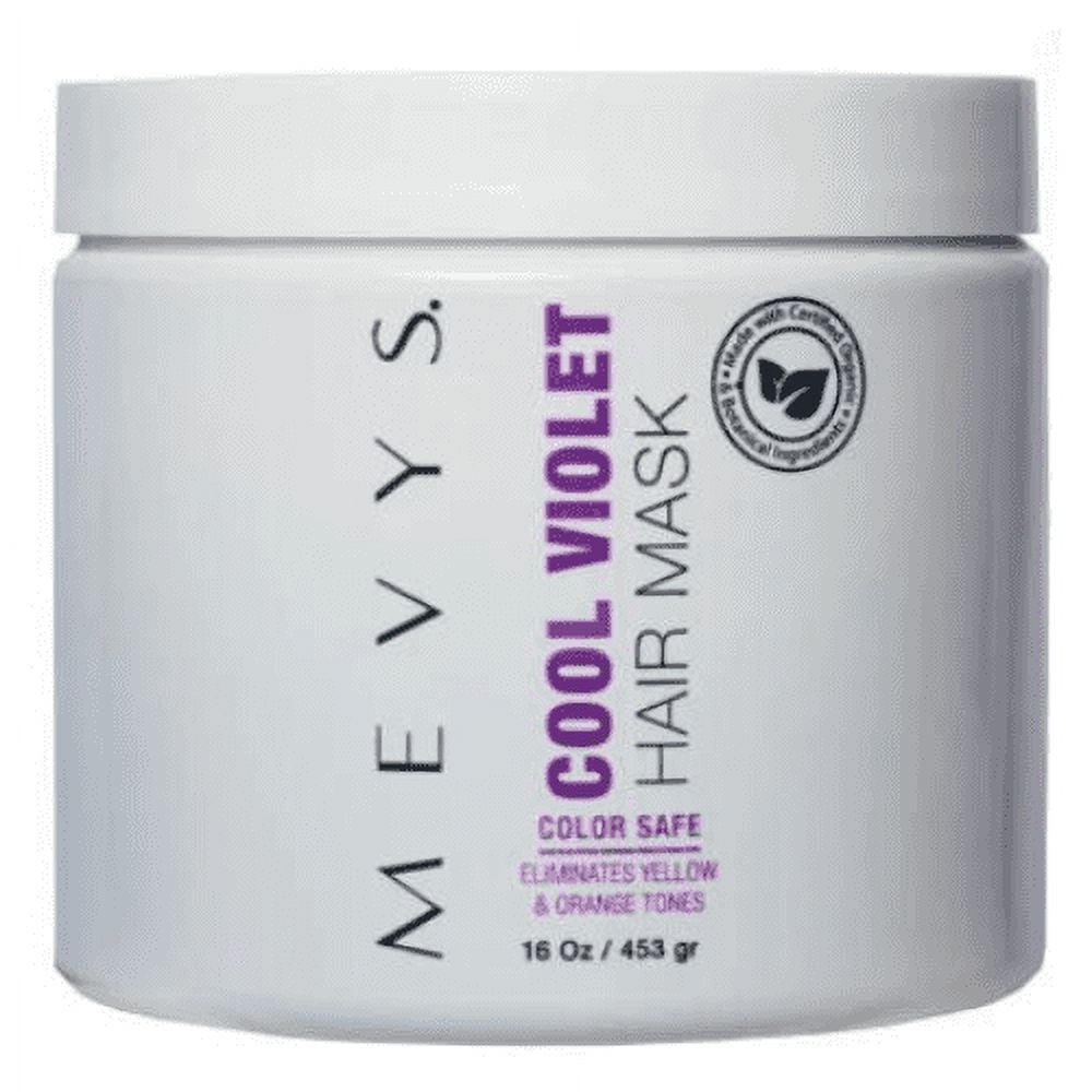 Mevys Cool Violet Color Safe Hair Mask for All Hair Types 16 fl. oz