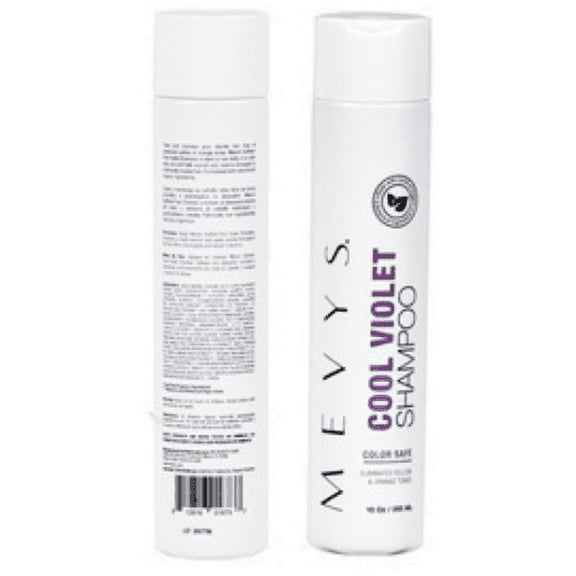 Mevys Sulfate-Free Cool Violet Shampoo Color Safe for All Hair Types 10 oz / 295 ml