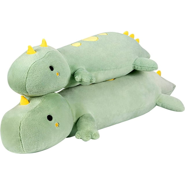 Mewaii 38” Dinosaur Plush Body Pillow，Cute Stuffed Animal Squishy