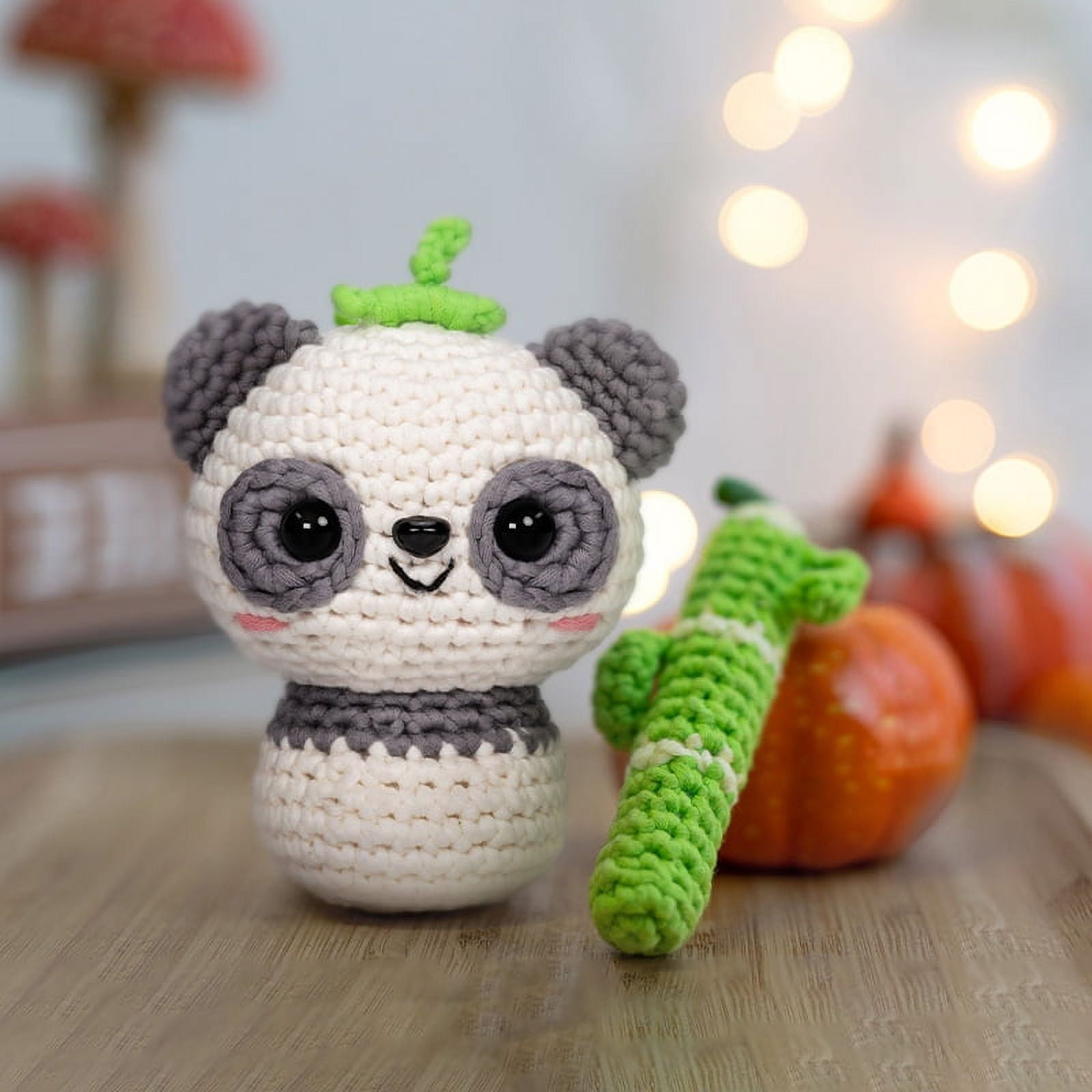Mewaii Crochet Dinosaur Kits For Beginner Kawaii Crochet Beginners Kit with  Easy Peasy Yarn