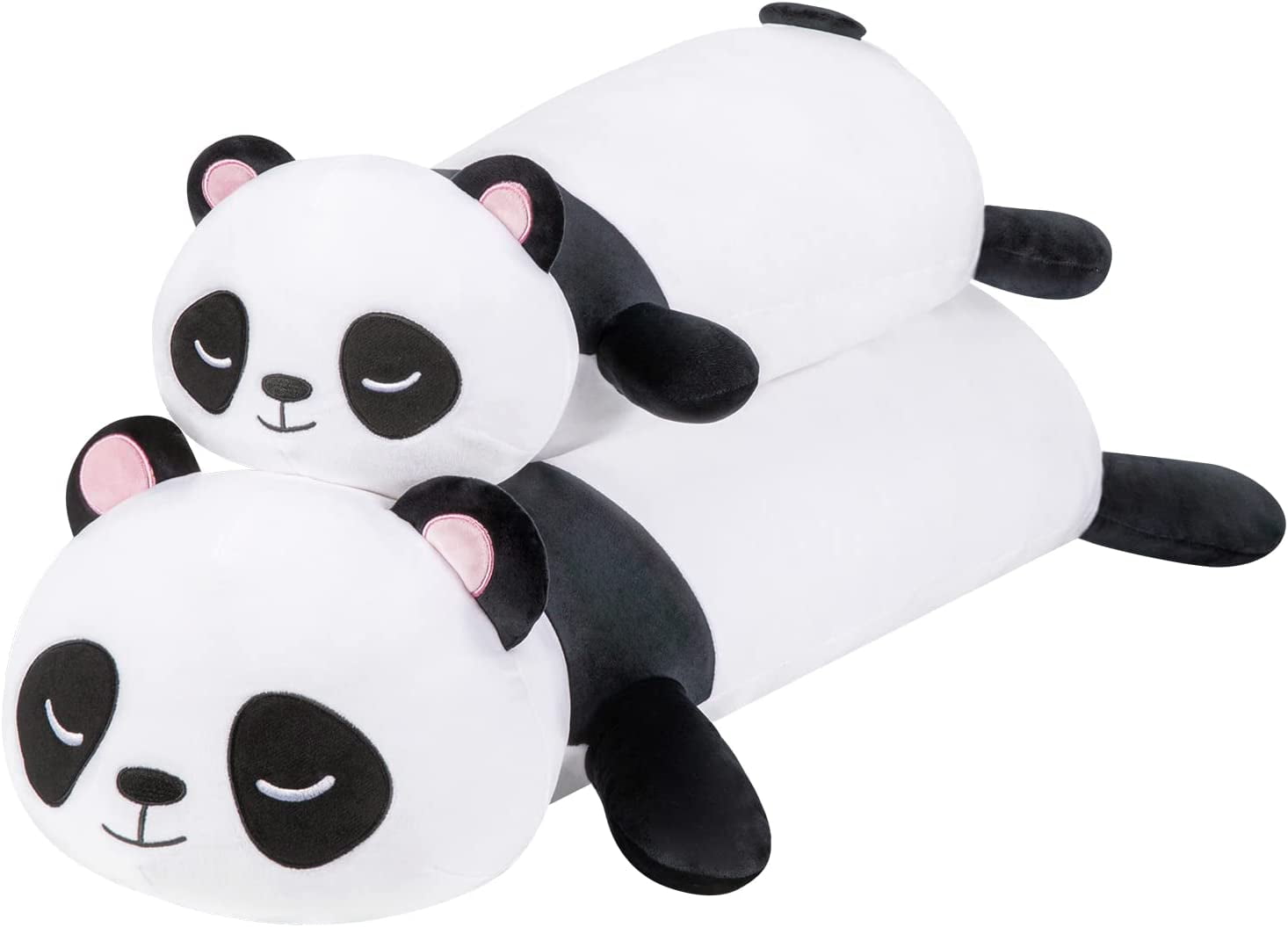 Tembe 23.6 inch Cute Large Panda Plush Stuffed Animal Pillow, Very Soft Squish Mellow Hugging Toy Gifts for Bedding, Kids Sleeping Cute Pillow