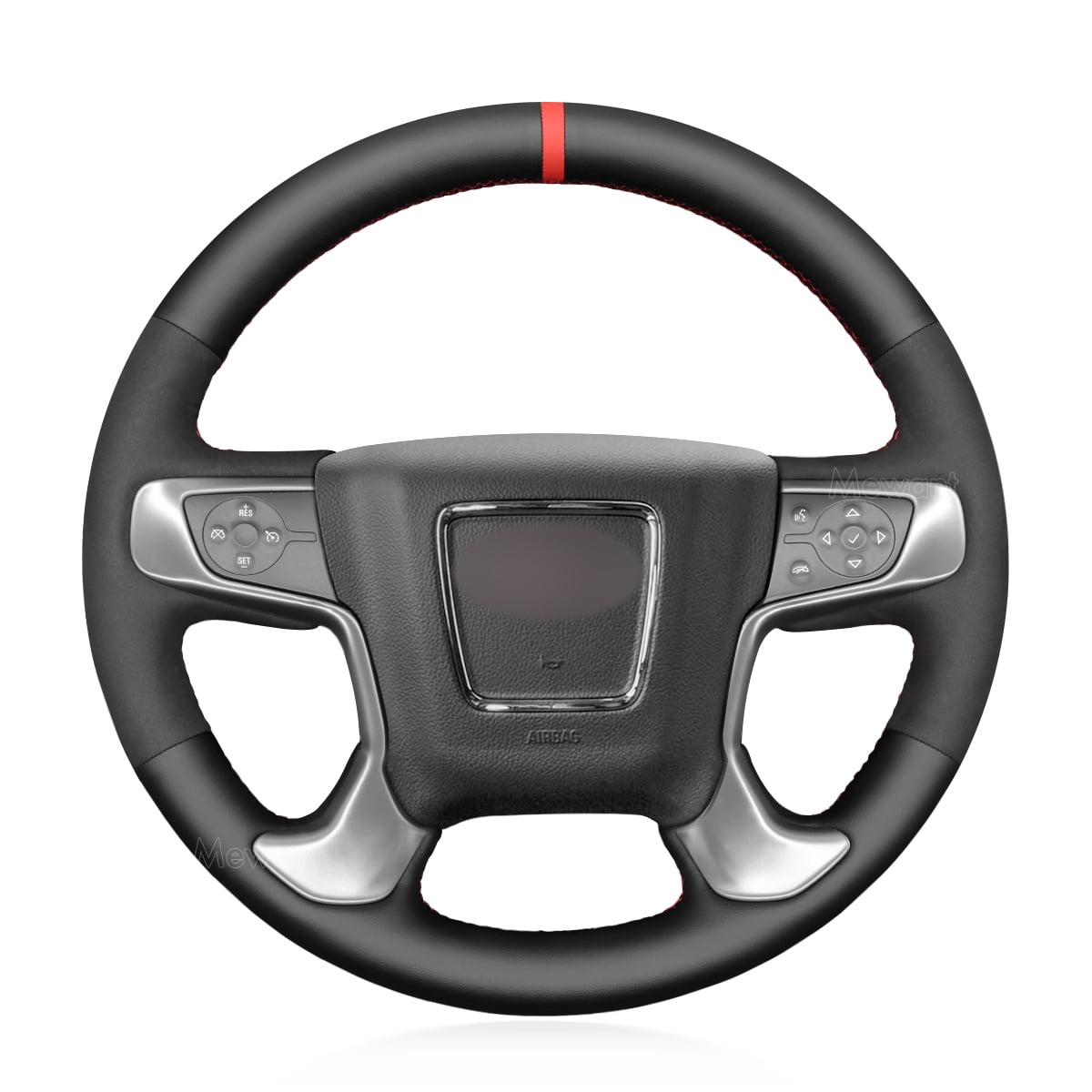 MEWANT Car Steering Wheel Cover for Mitsubishi Lancer Evolution 並行輸入品 MEWANT DIY Artificial Leather Steering Wheel Cover for Hyundai Santa Fe  Palisade