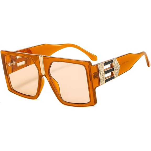 Mewfacos Sunglasses Men Women Gradients Lens PC Frame Metal Alloy Decoration Sunglasses