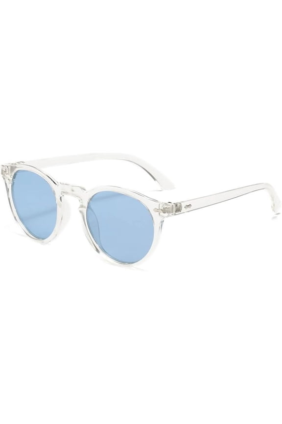 Sunglasses Women Men Vintage Round Lens PC Frame Designer Driving Sun Glasses Oculos De Sol UV400