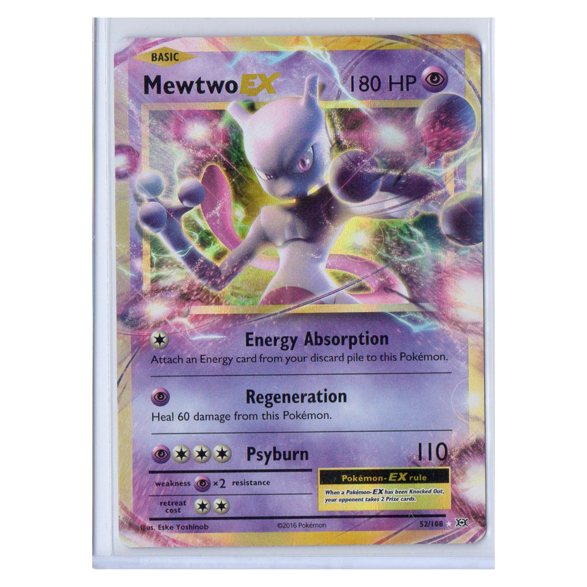 mewtwo pokemon card xy evolutions - Mewtwo-EX (103/108) - Mewtwo crackles with psychic energy in the full The best textured card ever?