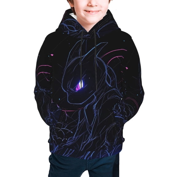 Youth Cartoon Hoodie Fashion Long Sleeve Kids Pullover Coat Casual Hoody Hooded Sweatshirts for Boys Girls