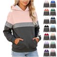 thumbnail image 1 of MexChoioe Boys and Girls Hoodie Hooded Sweatshirt Color‑Blocked Casual Long Sleeve with Pockets Versatile for Back to School and Daily, 1 of 5