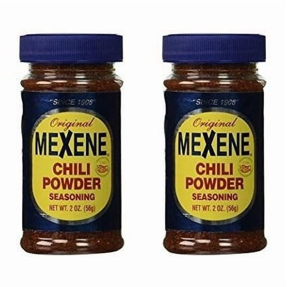 Mexene Original Chili Powder Seasoning, Blend Cumin Oregano Garlic 2oz (2 Pack)