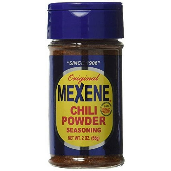 Mexene Original Chili Powder Seasoning - 2 Oz (Pack of 4) in a Prime Time Direct Sealed Bag