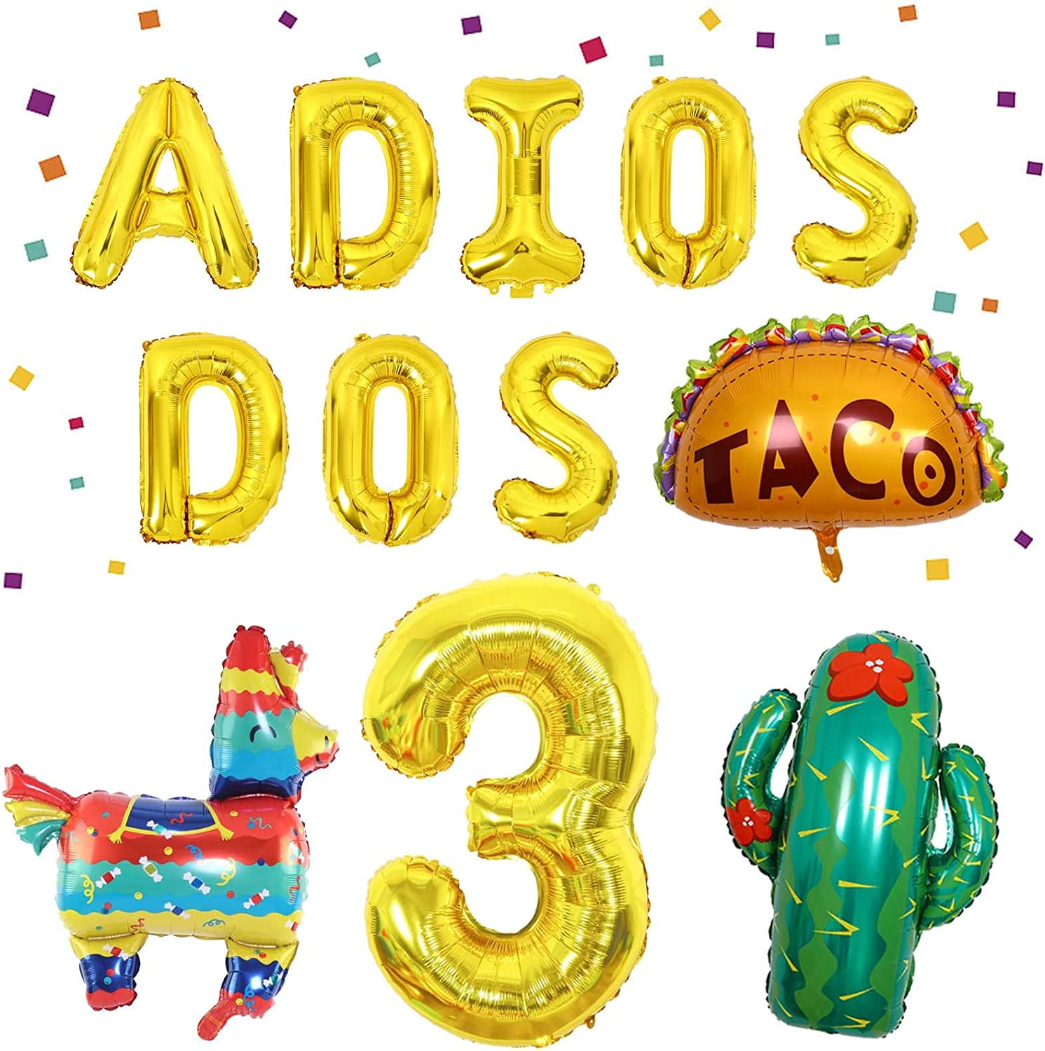  97pcs Mexican Party Decorations Fiesta Birthday