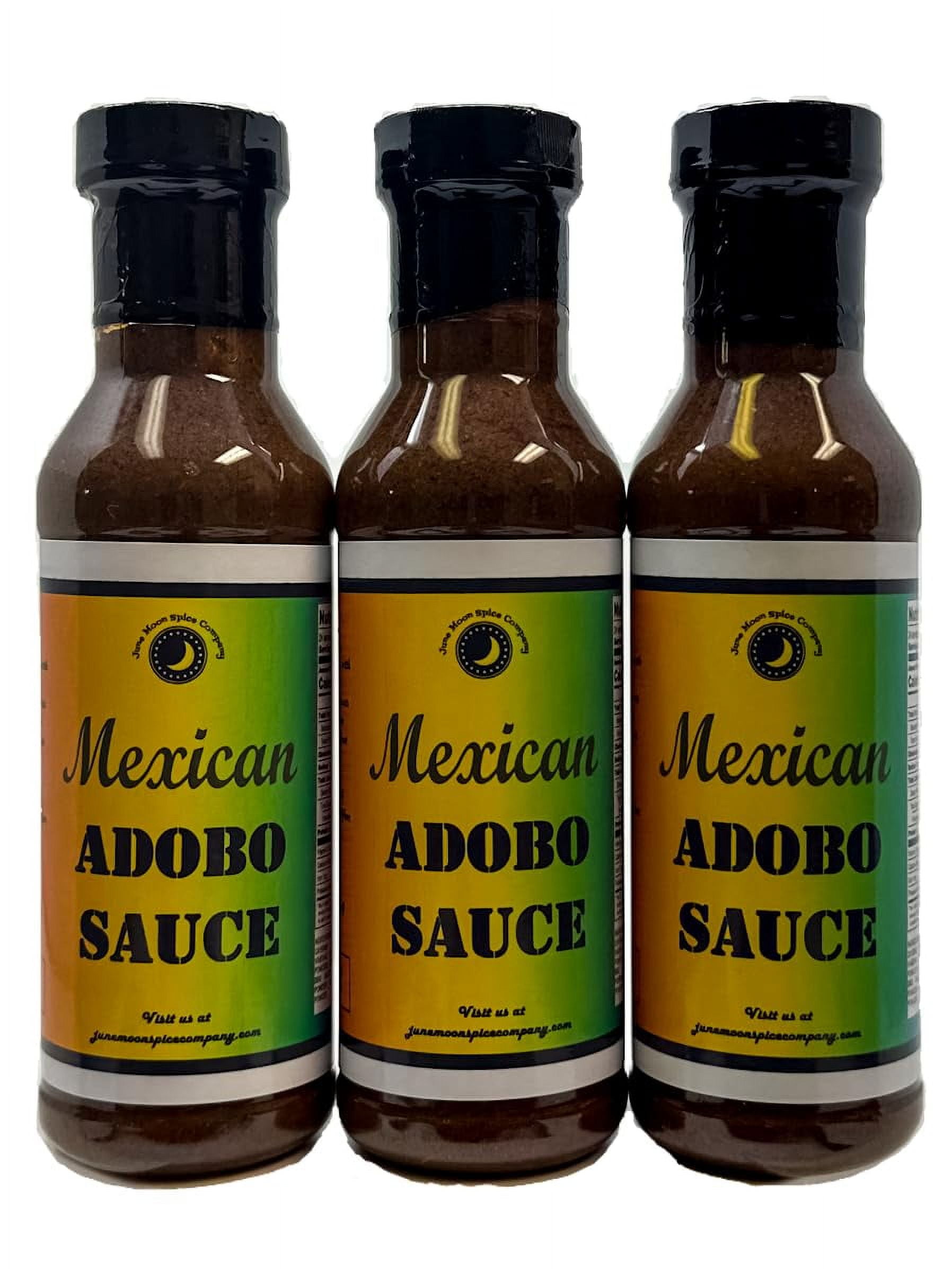 Mexican Adobo Sauce | 3 Pack | 12 Fluid Ounce Bottles with Flavor Lock
