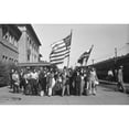 thumbnail image 1 of Mexican Agricultural Laborers Arriving In Stockton History (36 x 24), 1 of 1