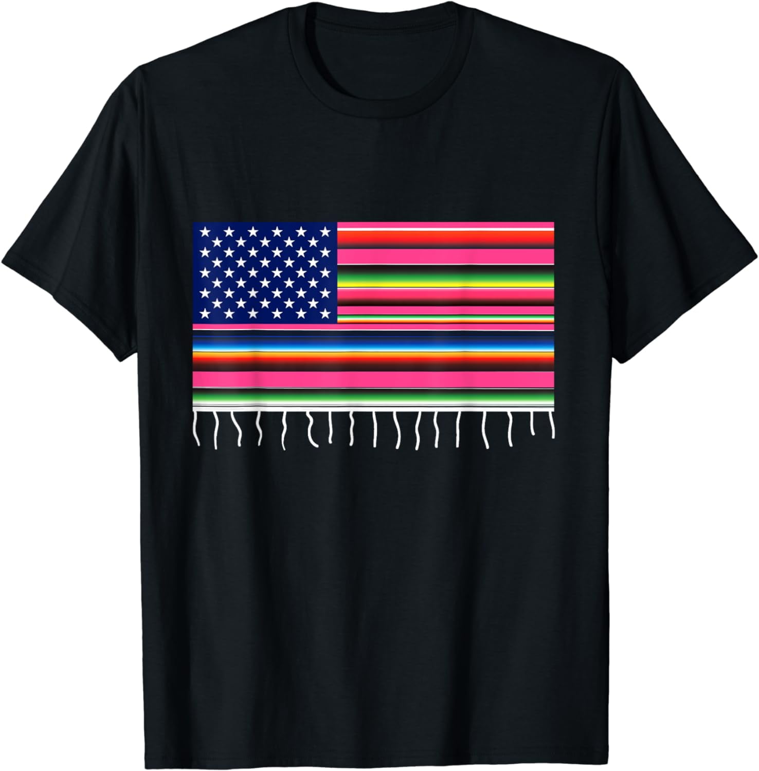 Mexican American Flag Usa Serape Cinco De Mayo Party T Shirt Mexican American Flag Usa Serape Cinco De Mayo Party T Shirt