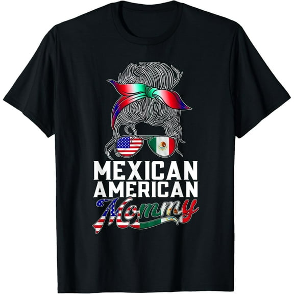 Mexican American Mommy Mexico Usa America Mexican American T-Shirt Shirts