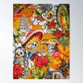 thumbnail image 1 of Mexican Art Poster Wall Art, Modern Wall Decor For Living Room Bedroom, 8x12 UNFRAMED, 1 of 3