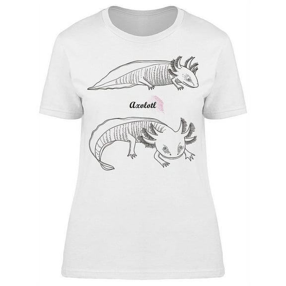 Mexican Axolotl T-Shirt Women -Image by Shutterstock, Female x-Large